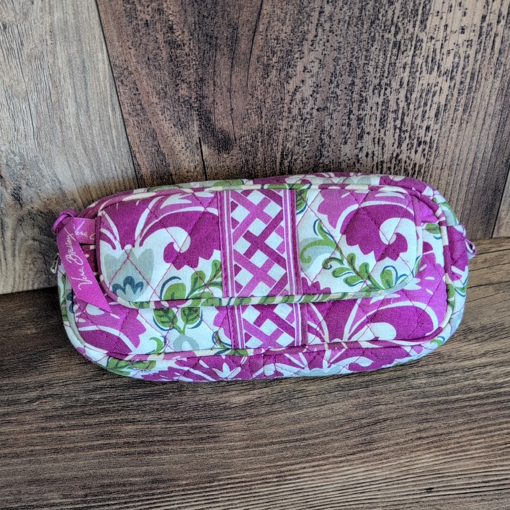Vera Bradley Julep Tulip Retired Makeup Bag Mirrored Cosmetic Bag 4x8     M541
